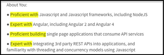 About You - LinkedIn Example