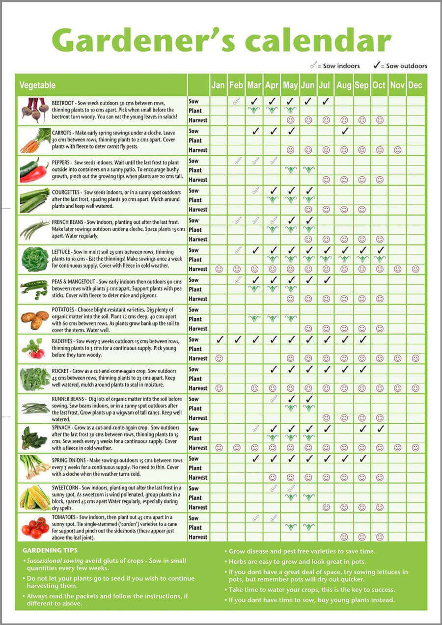 Gardener's Calendar