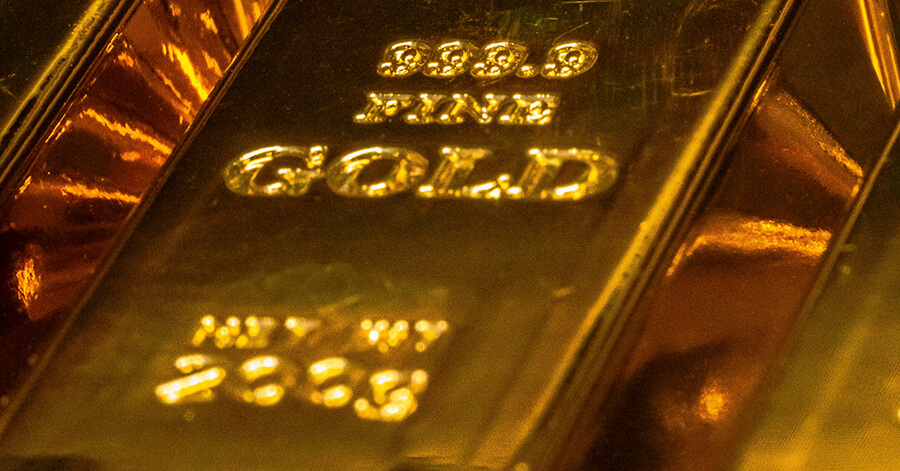 Gold bars.