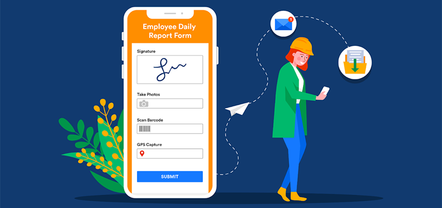 Employee Daily Report Form example.