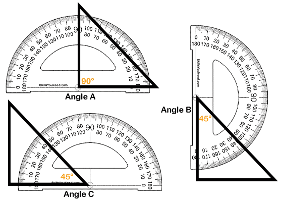 Using a Protractor